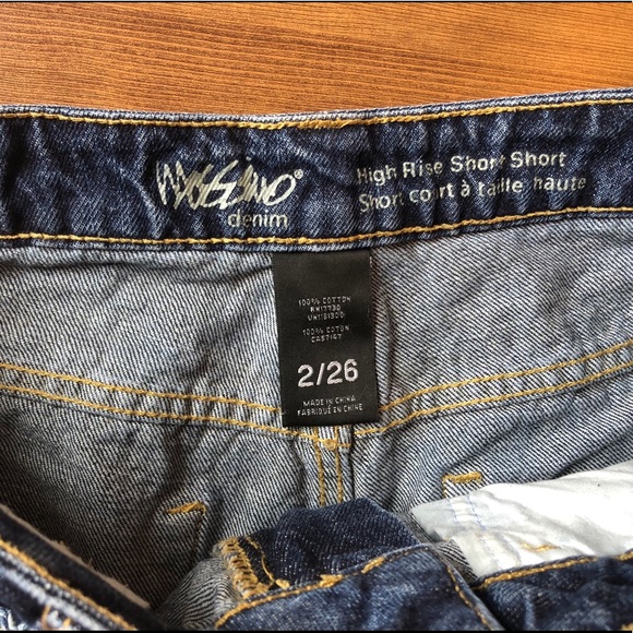 High Rise Denim Shorts - Picture 4 of 4